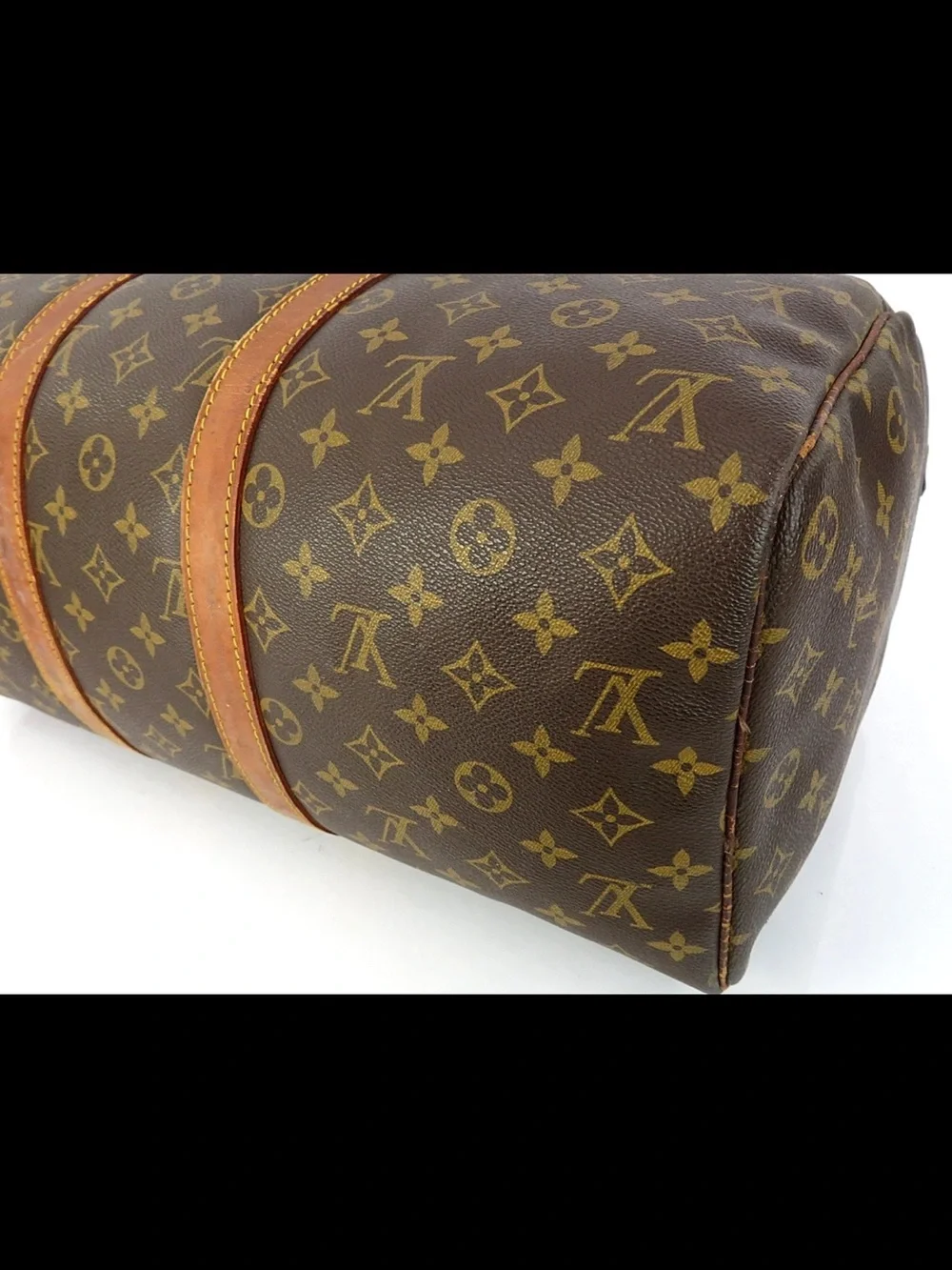 Louis Vuitton Brown Monogram Keepall Duffle Bag
